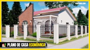 Hermoso Plano de Vivienda Pequeña y Económica (DWG / PDF)