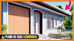 Llamativo Plano de Casa Pequeña y Económica (DWG / PDF)