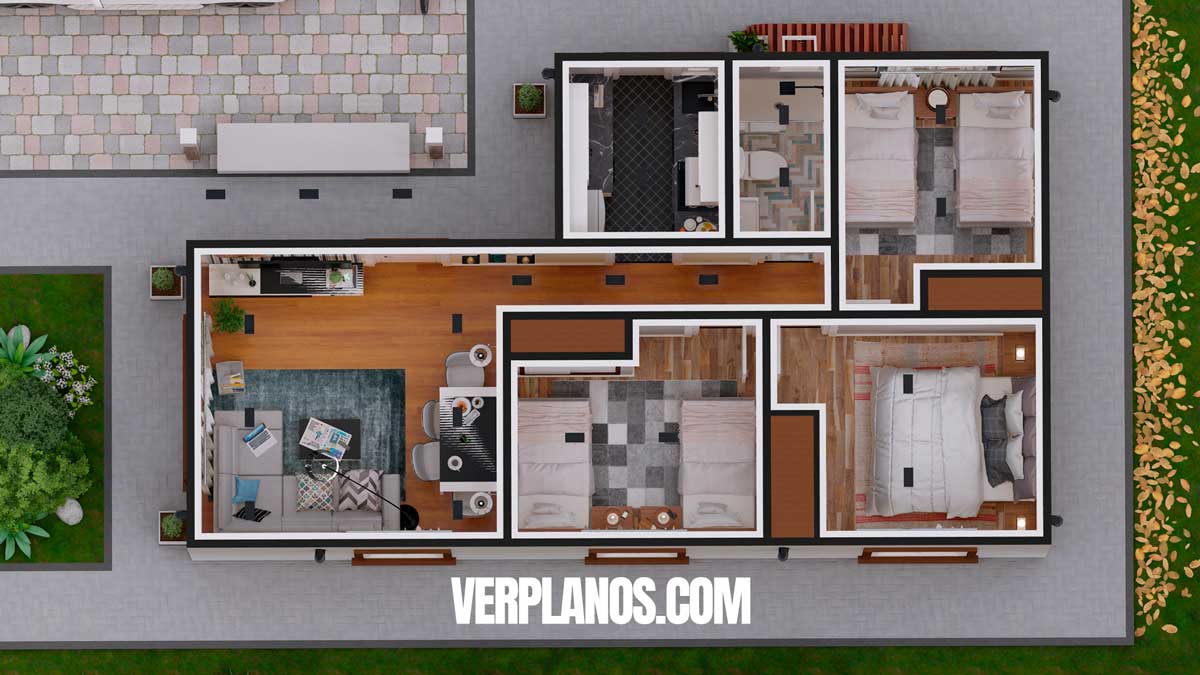 Vista previa de su planta del plano de casa