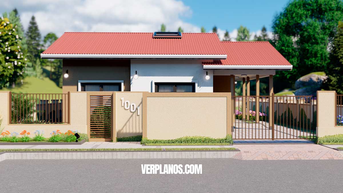 Vista previa de su fachada principal exterior