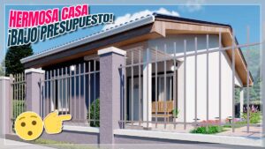 Planos de Casa con idea Económica (3 Dormitorios y 2 Baños)