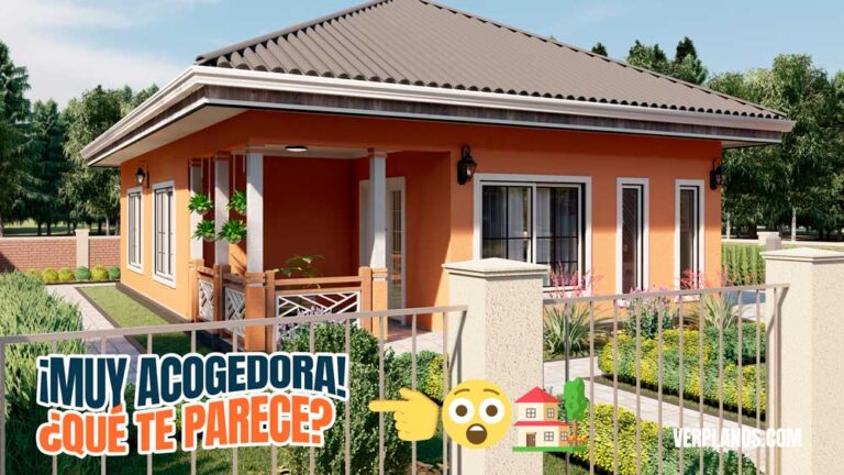 Hermosa idea de Plano de Casa con 3 dormitorios descargar gratis en formato DWG o PDF