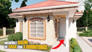 Increíble diseño de Casa con 3 Dormitorios y 2 Baños