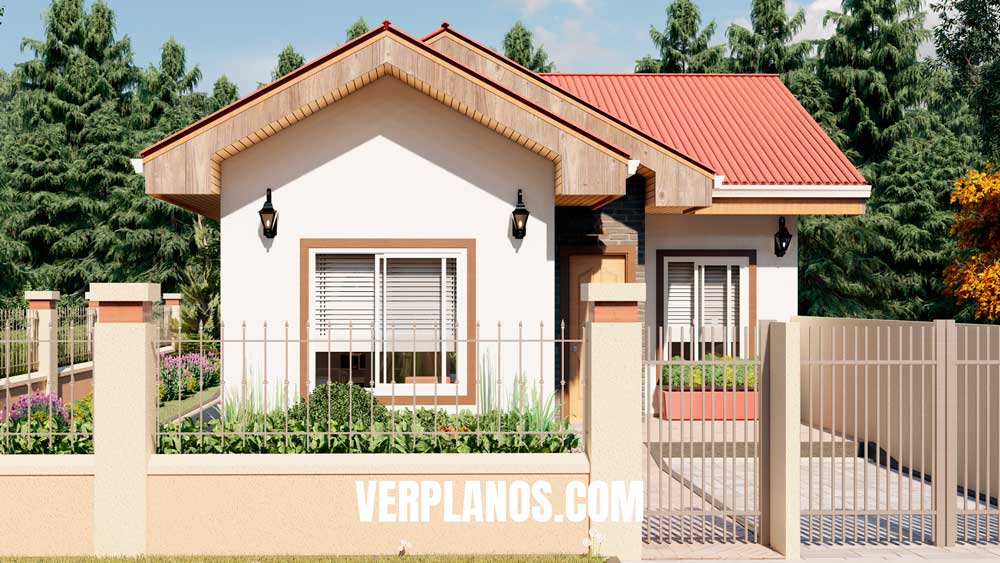 Fachada construcción aislada