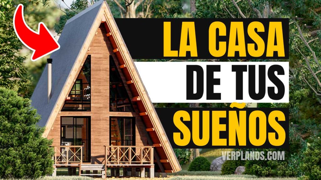 Hermoso plano de cabaña alpina gratis