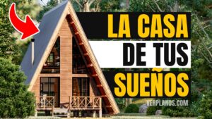 ¡La cabaña de tus sueños! Increíble plano de casa