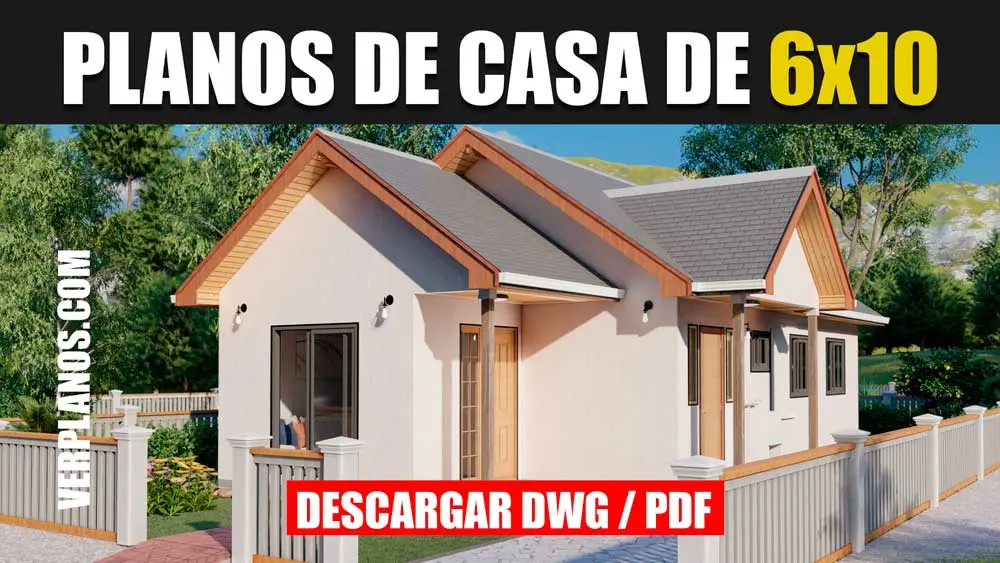 Plano casa compacta y económica