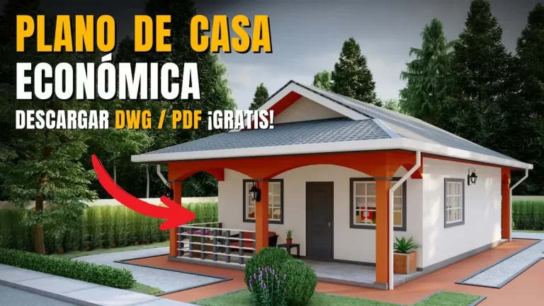 Casa de 7&#215;7 metros con 2 dormitorios: ¡Bonita, funcional y económica!